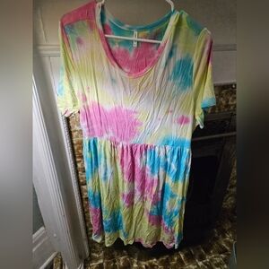 Tie-dye Dress, NWOT, size 2X